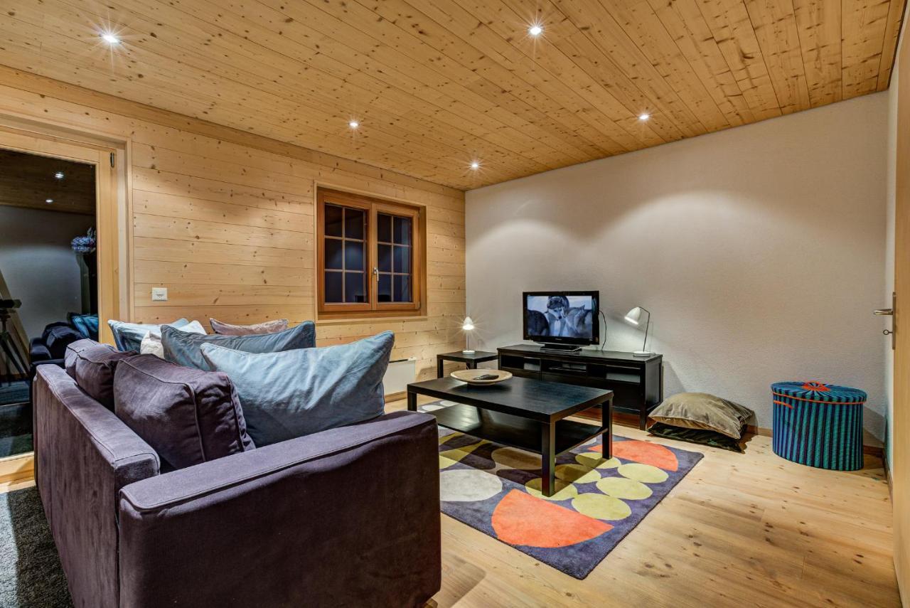 Chalet le Chapeau La Tzoumaz Extérieur photo