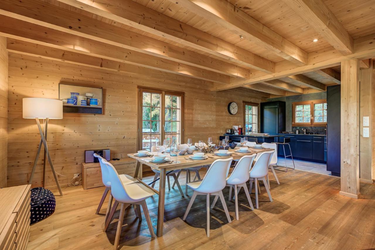 Chalet le Chapeau La Tzoumaz Extérieur photo